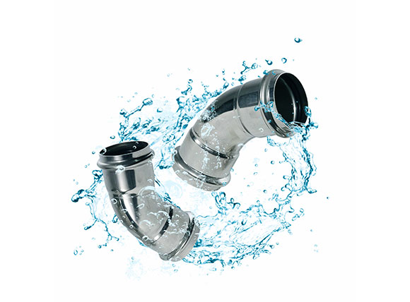 Stainless Steel Double Clamping fitting 1